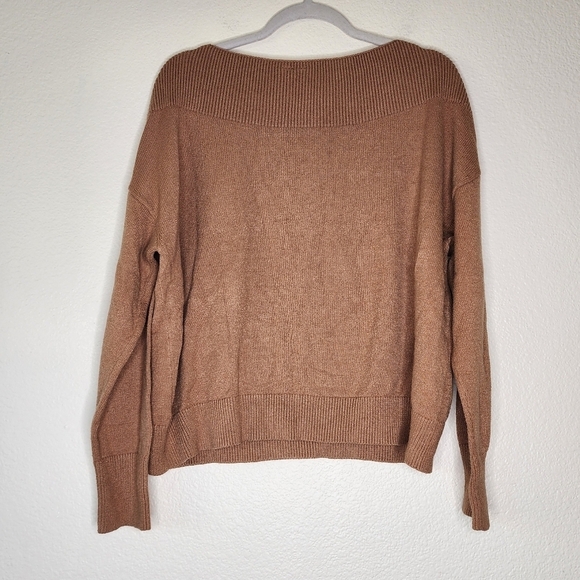 Anthropologie Moth Off the Shoulder Sweater L - Picture 3 of 7